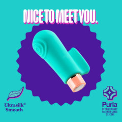 Aria Sensual AF - Teal USB Rechargeable Stimulator - Shhh...