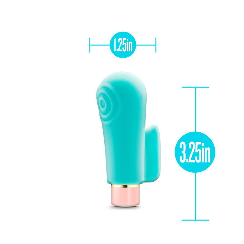 Aria Sensual AF - Teal USB Rechargeable Stimulator - Shhh...