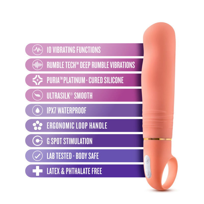 Aria Smokin' AF - Coral 15.2 cm Vibrator - Shhh...