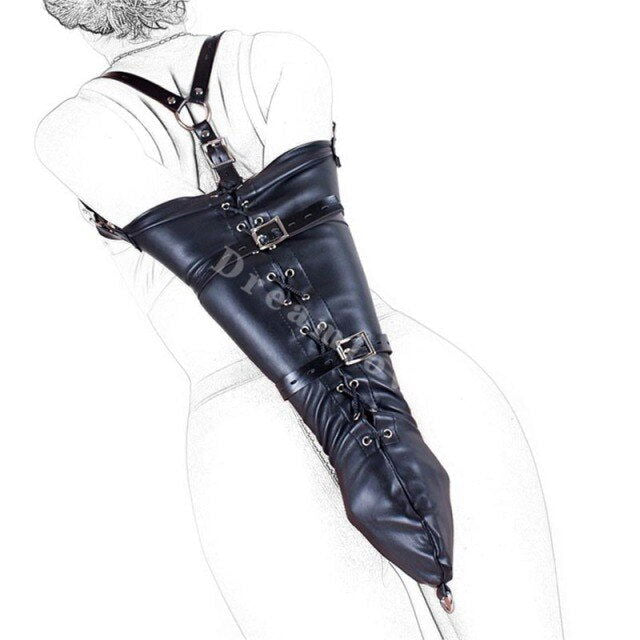 Arm restraint harness in Red Black or White - Shhh...