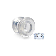 Ass Bung Clear Hollow Anal Dilator 3.5" Large - Shhh...