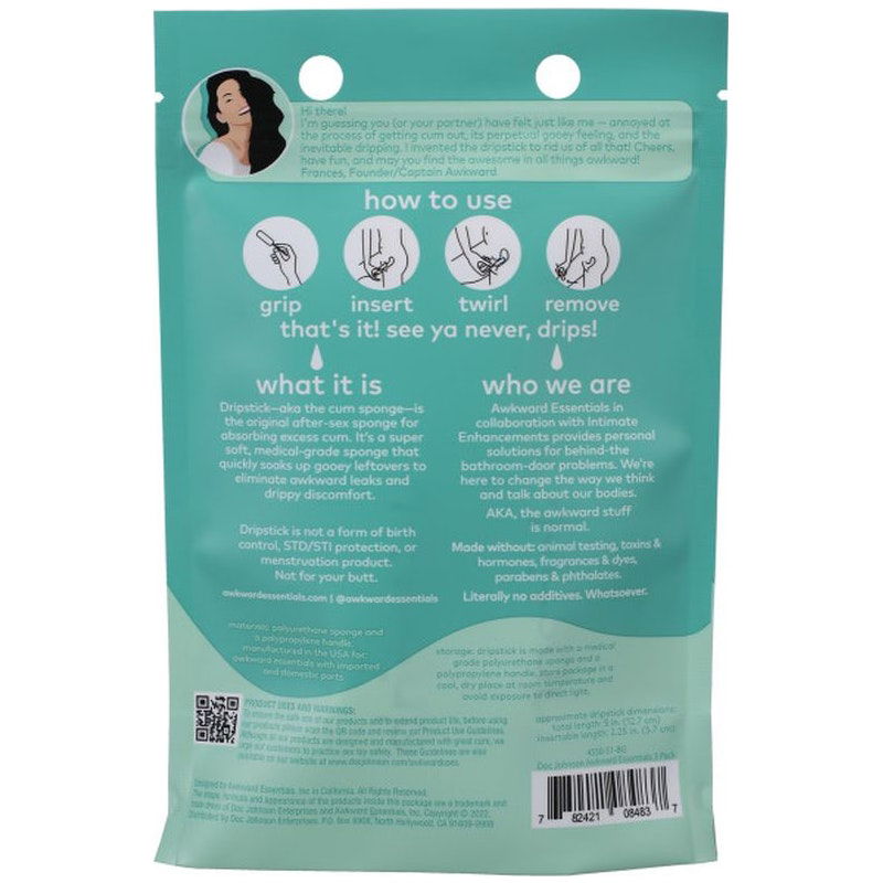 Awkward Essentials Dripsticks 3 Pc - Shhh...