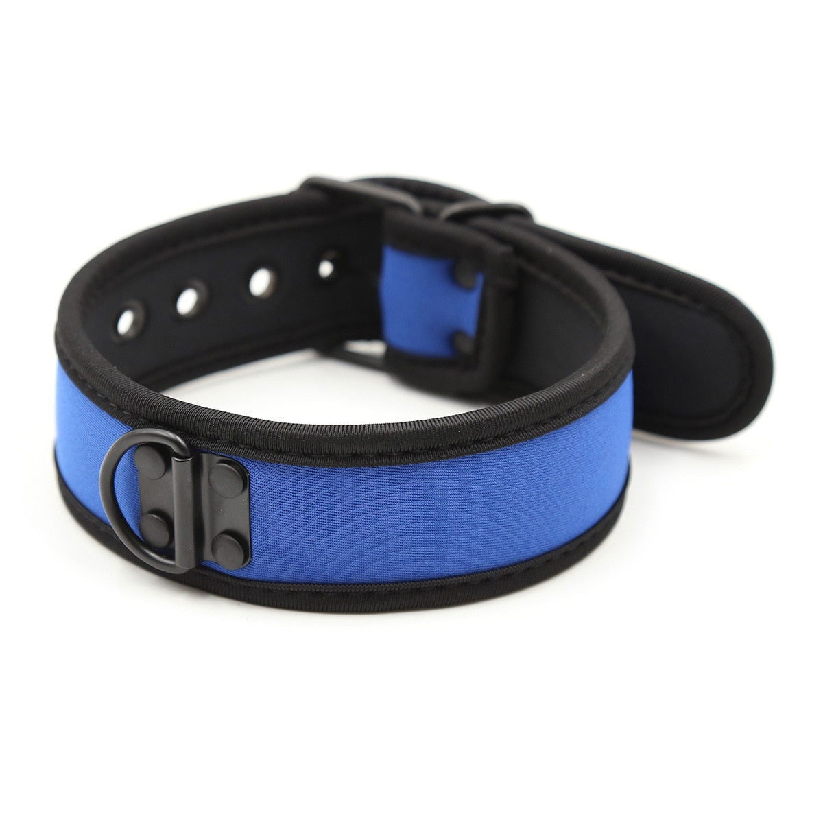 BDSM and Puppy Play Collars with leash ring. 10 colours to choose - Shhh...