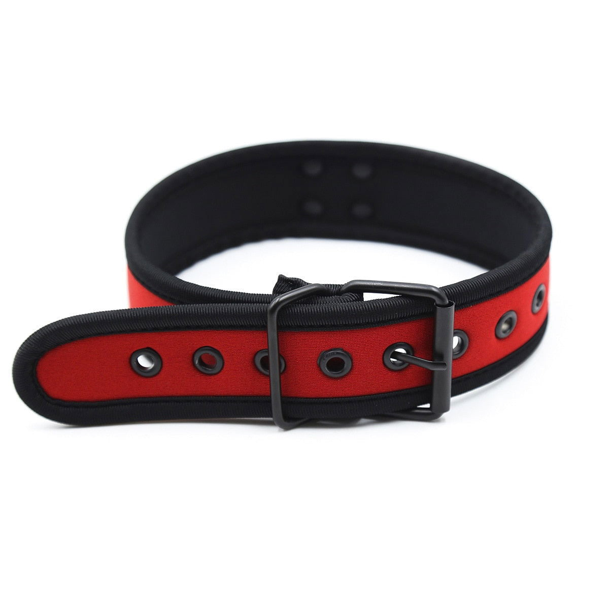 BDSM and Puppy Play Collars with leash ring. 10 colours to choose - Shhh...
