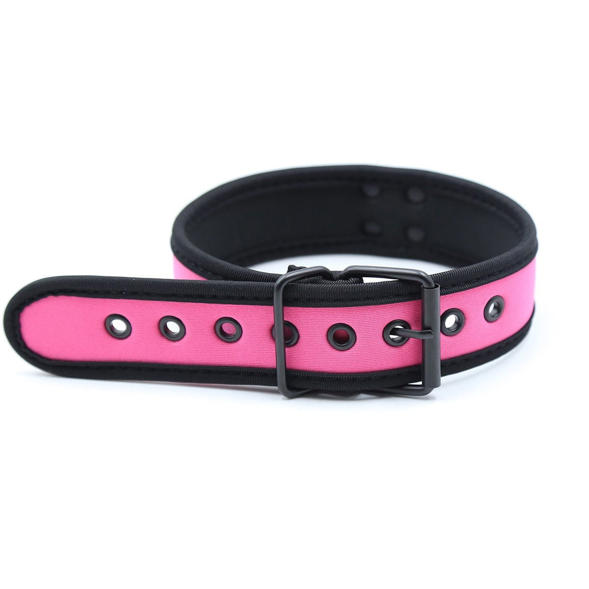 BDSM and Puppy Play Collars with leash ring. 10 colours to choose - Shhh...