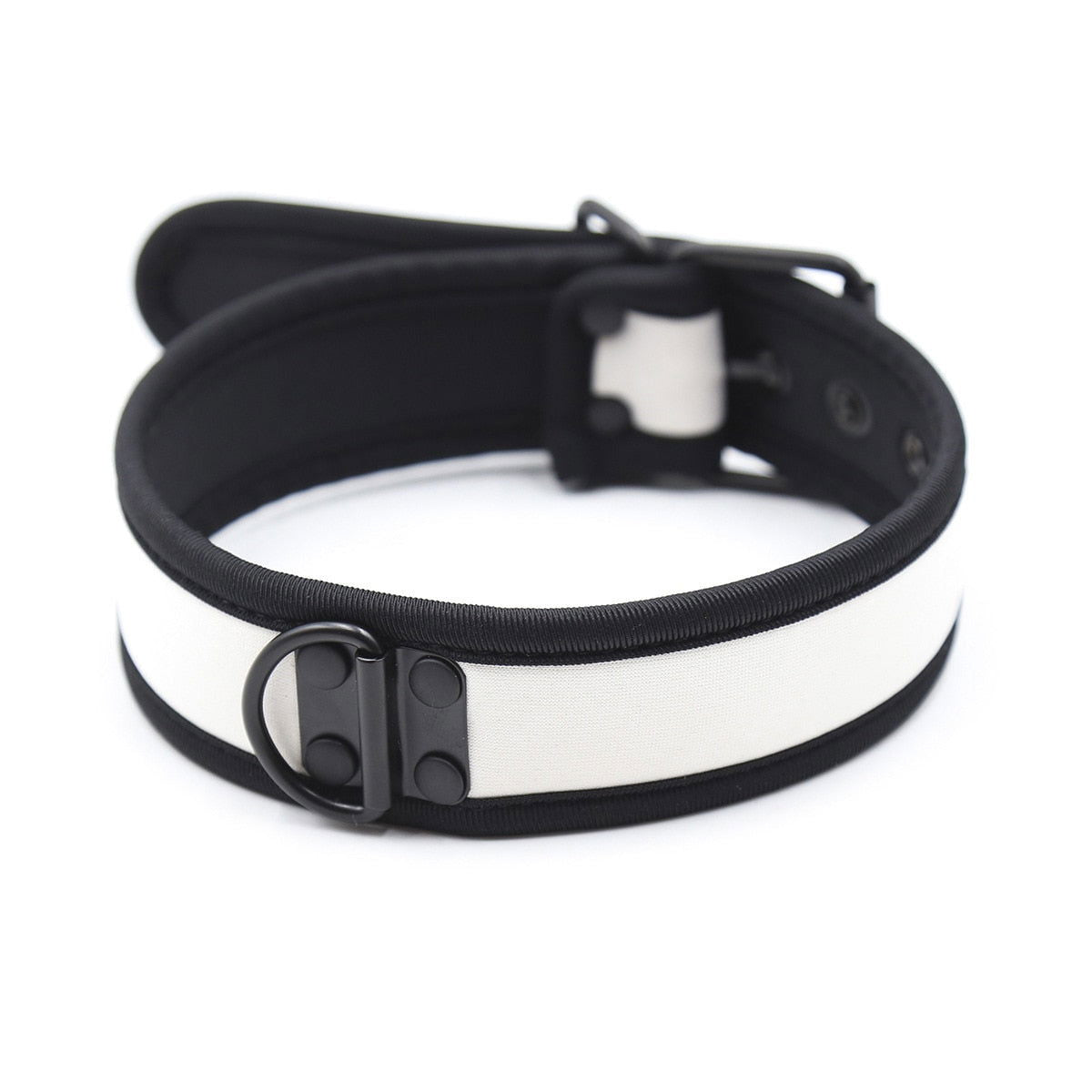 BDSM and Puppy Play Collars with leash ring. 10 colours to choose - Shhh...