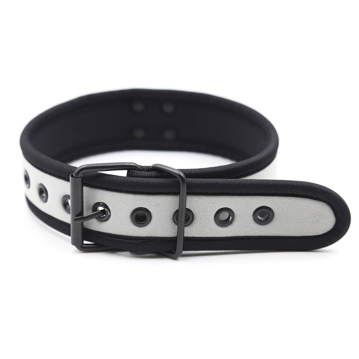 BDSM and Puppy Play Collars with leash ring. 10 colours to choose - Shhh...