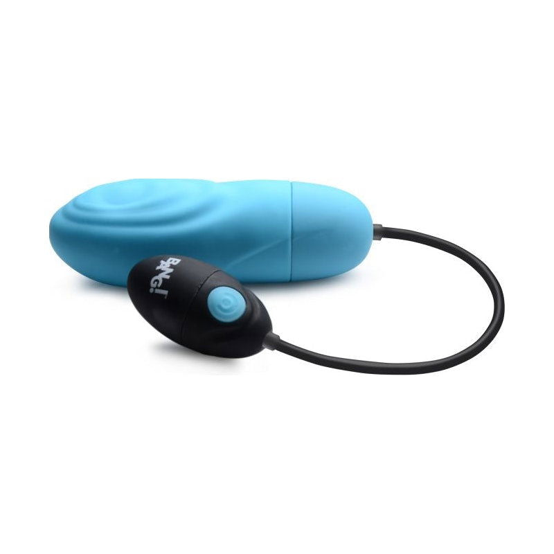 BG 7X Pulsing Rechargeable Bullet- Blue - Shhh...