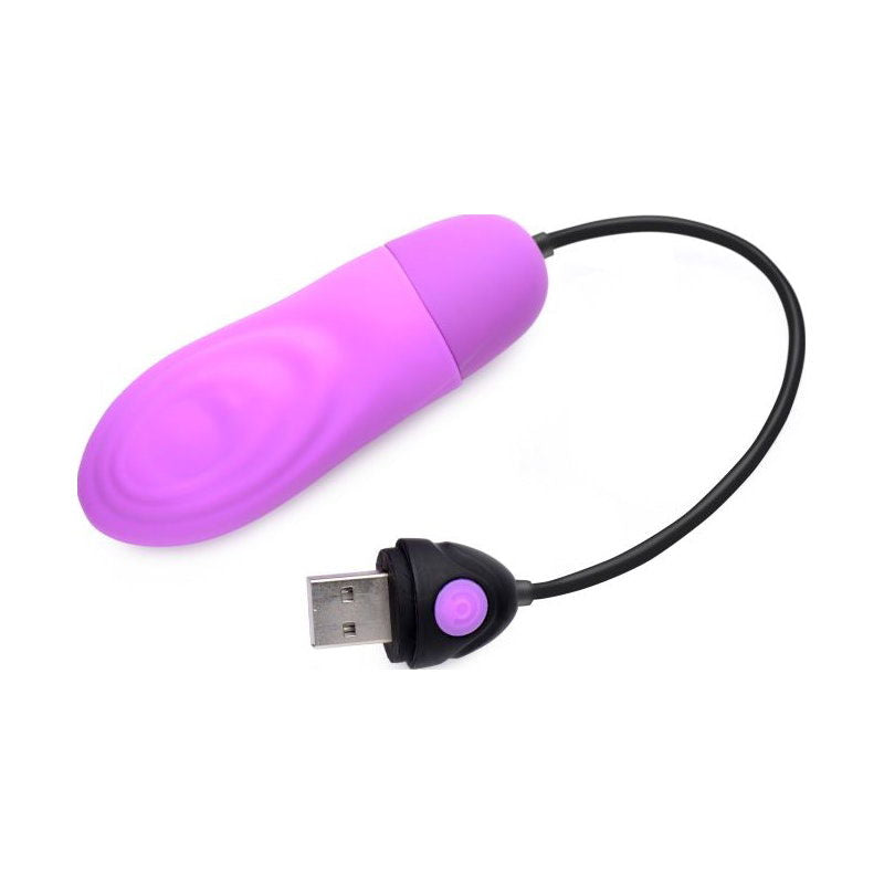 BG 7X Pulsing Rechargeable Bullet- Purple - Shhh...