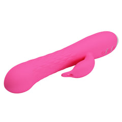 Party Up ERIC Rotating Beads Rabbit Vibrator 20.5 cm USB  - Pink