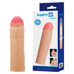 Party Up PARKER 2 Inch Extender Sleeve -  2 Inch Penis Extender Sleeve