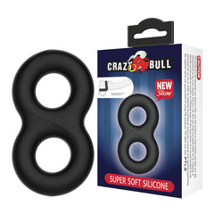 CRAZY BULL Double Donut Cock & Ball Ring -  Cock & Ball Ring