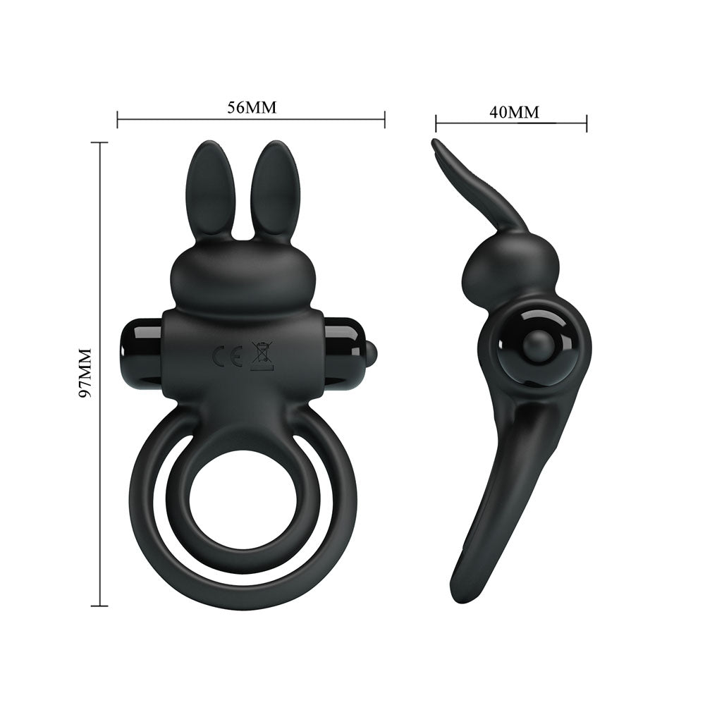 Party Up LAWRENCE Vibrating Cock Ring -  Vibrating Cock & Balls Ring