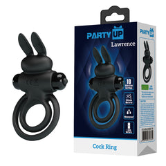 Party Up LAWRENCE Vibrating Cock Ring -  Vibrating Cock & Balls Ring