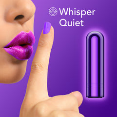 Kool Vibes - Rechargeable Mini Bullet - Grape -  6.4 cm USB Rechargeable Bullet