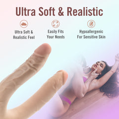 Dr. Skin Plus 16.5'' Posable Double Dong -  42 cm Double Dong