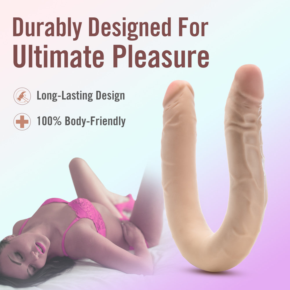 Dr. Skin Plus 16.5'' Posable Double Dong -  42 cm Double Dong