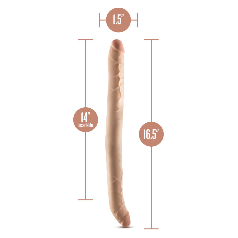 Dr. Skin Plus 16.5'' Posable Double Dong -  42 cm Double Dong