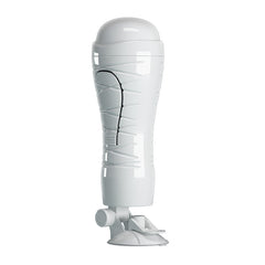 CRAZY BULL FLORA Vibrating Stroker -  USB Rechargeable Vibrating Squeezeable Vagina Stroker with Suction Base