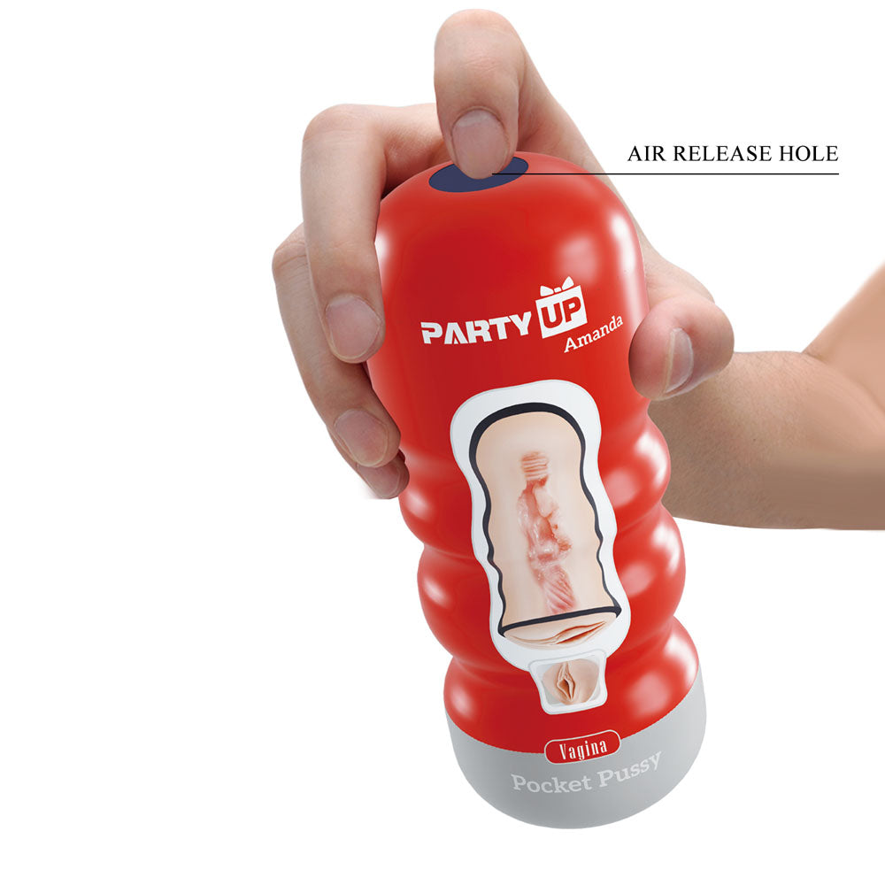 Party Up AMANDA Pocket Pussy -  Vagina Stroker