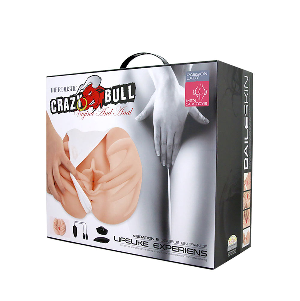 CRAZY BULL Replica Vibrating Torso Masturbator