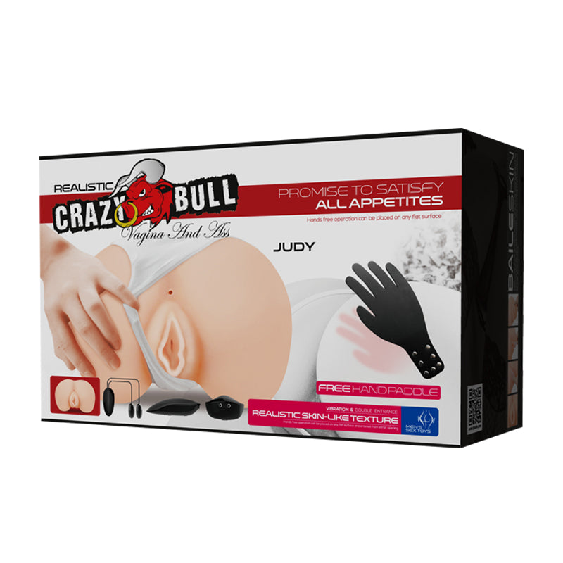 CRAZY BULL JUDY Vibrating Doggy Style Torso Masturbator