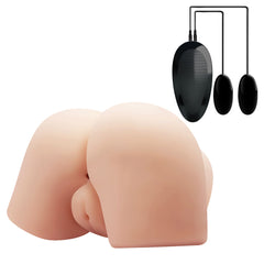 CRAZY BULL Vibrating Doggy Style Torso Fuck Toy - 2 Holes