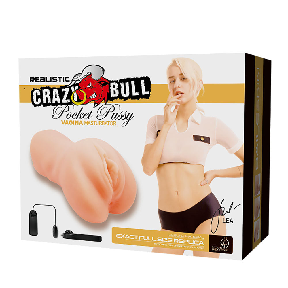 CRAZY BULL LEA Vibrating Vagina Stroker