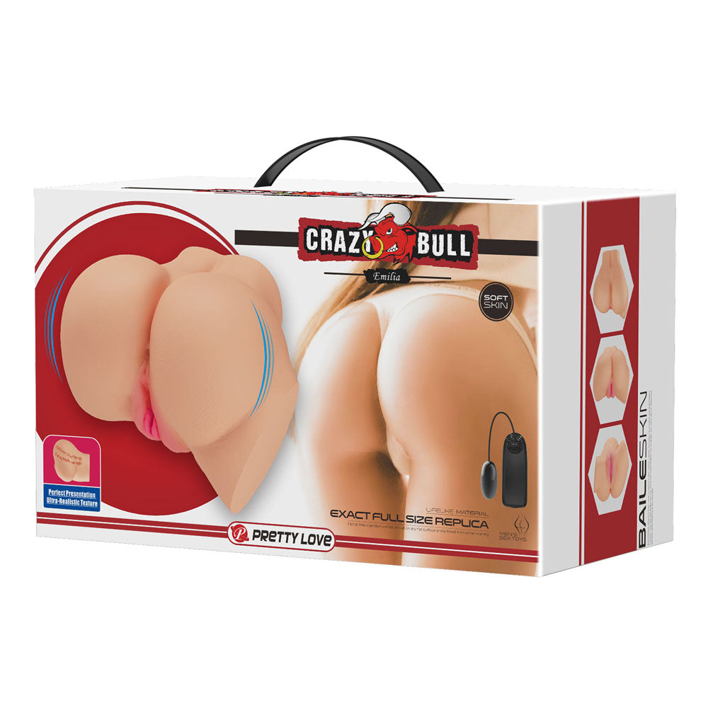 CRAZY BULL EMILIA Vibrating Torso Masturbator