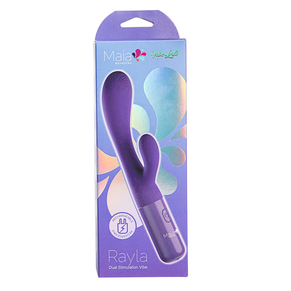 Maia RAYLA Rabbit Vibe with G-Spot Bulb - Purple