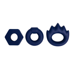 Maia LONZO Silicone Cock Rings - Set of 3