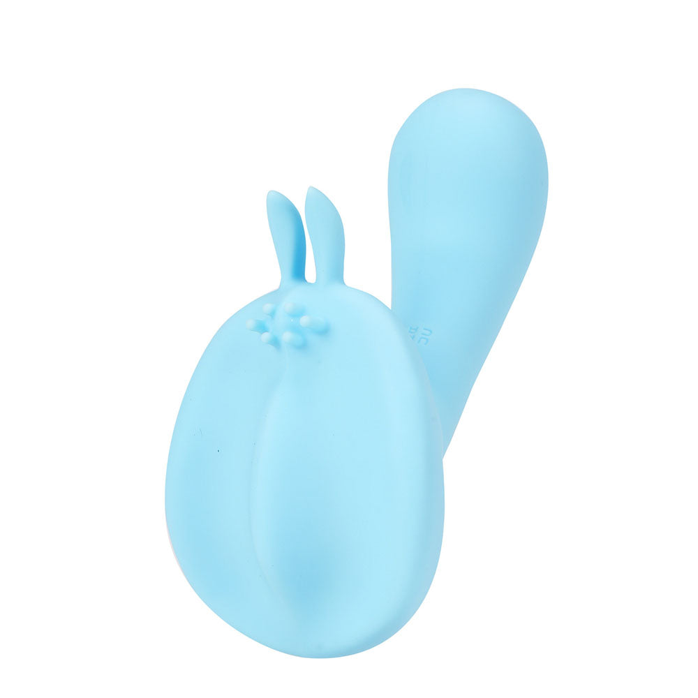 Maia AVERI USB Rechargeable Clit Tickling Vibrator - BLUE