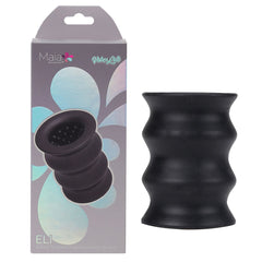 Maia ELI 10 cm Penis Stroker Sleeve - BLACK