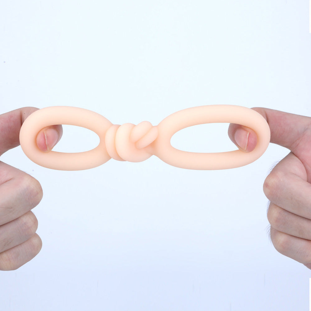 Maia COOPER - Vanilla - Flesh Cock & Balls Rings