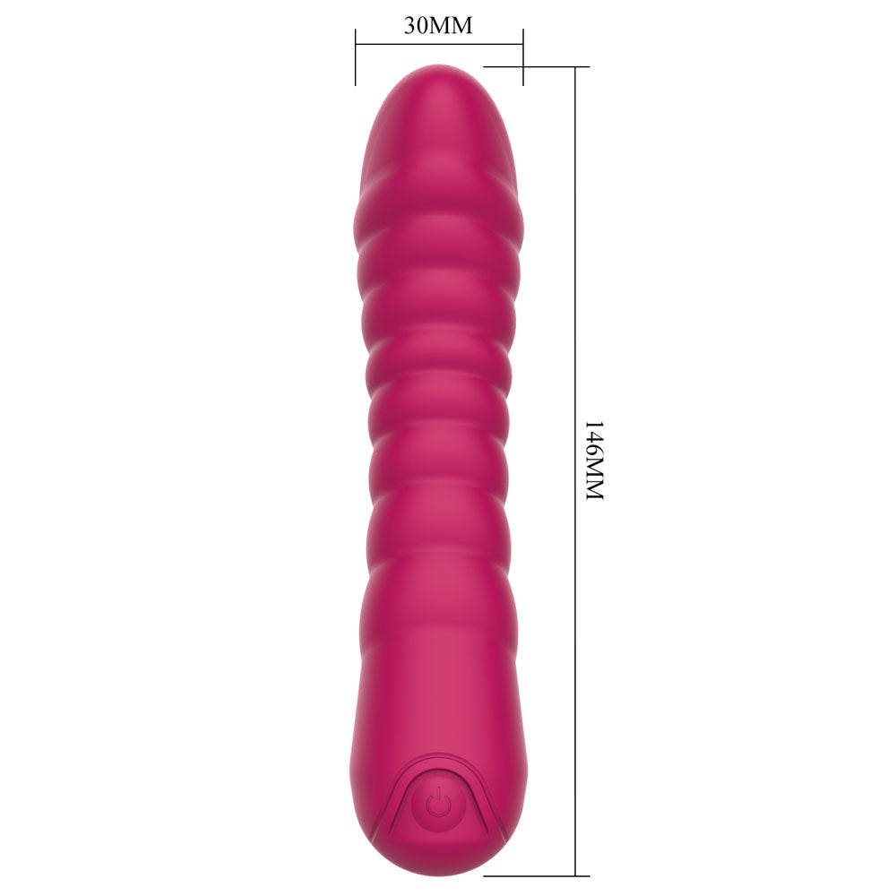 Party Up JAYLEI 14.6 cm USB Vibrator - Pink