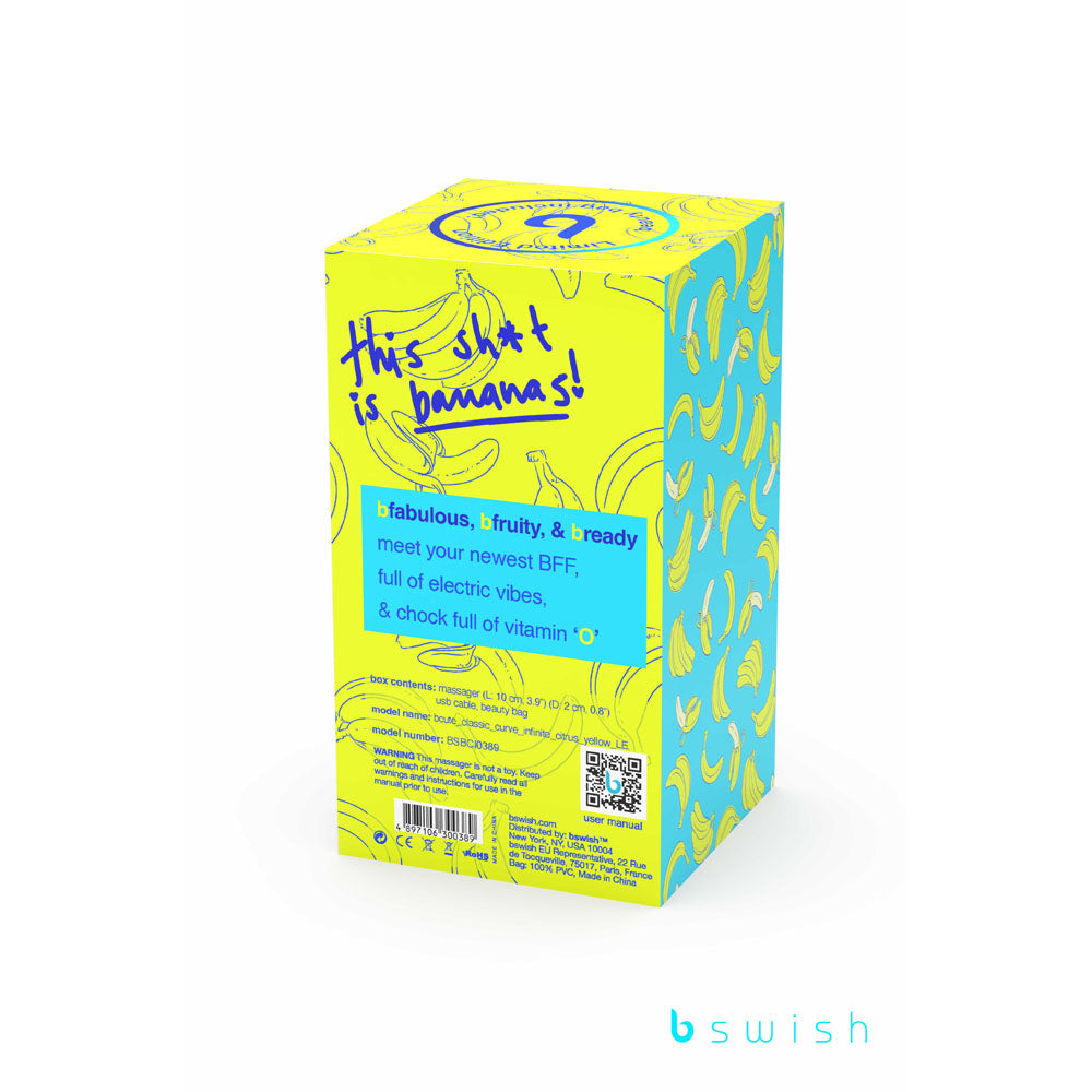 Bcute Curve Infinite Classic Limited Edition Mini G-Spot Vibe - Citrus