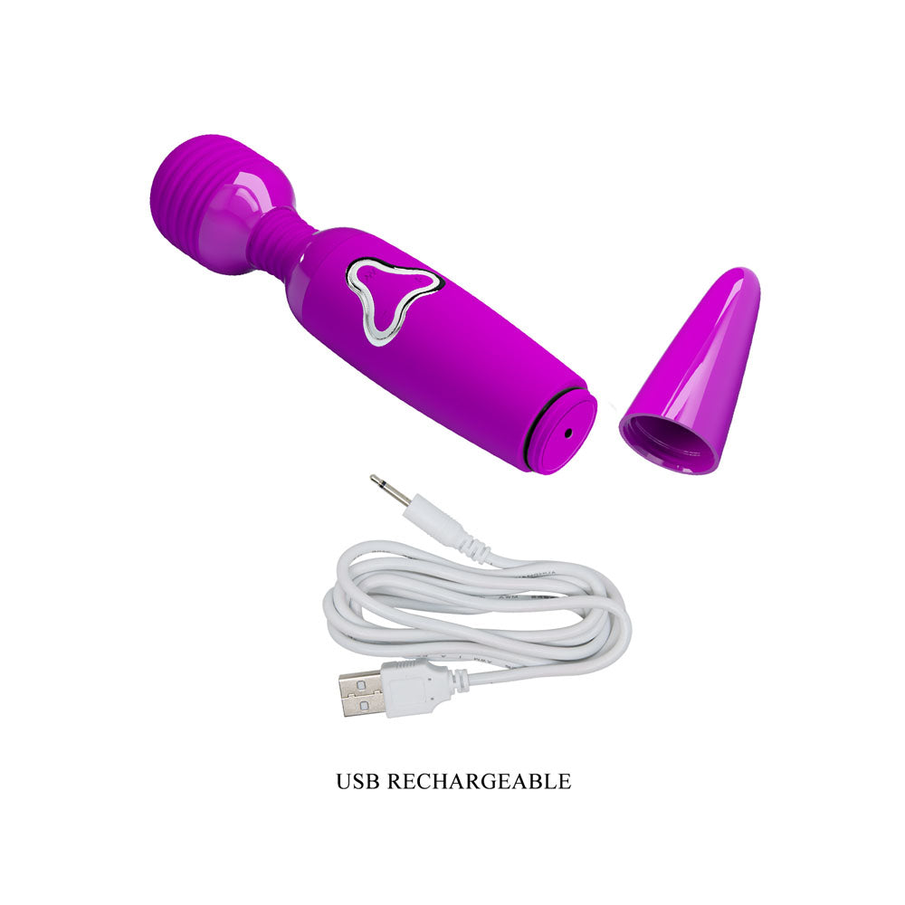 Party Up BRUCE 25 cm USB Rechargeable Ladies Massage Wand