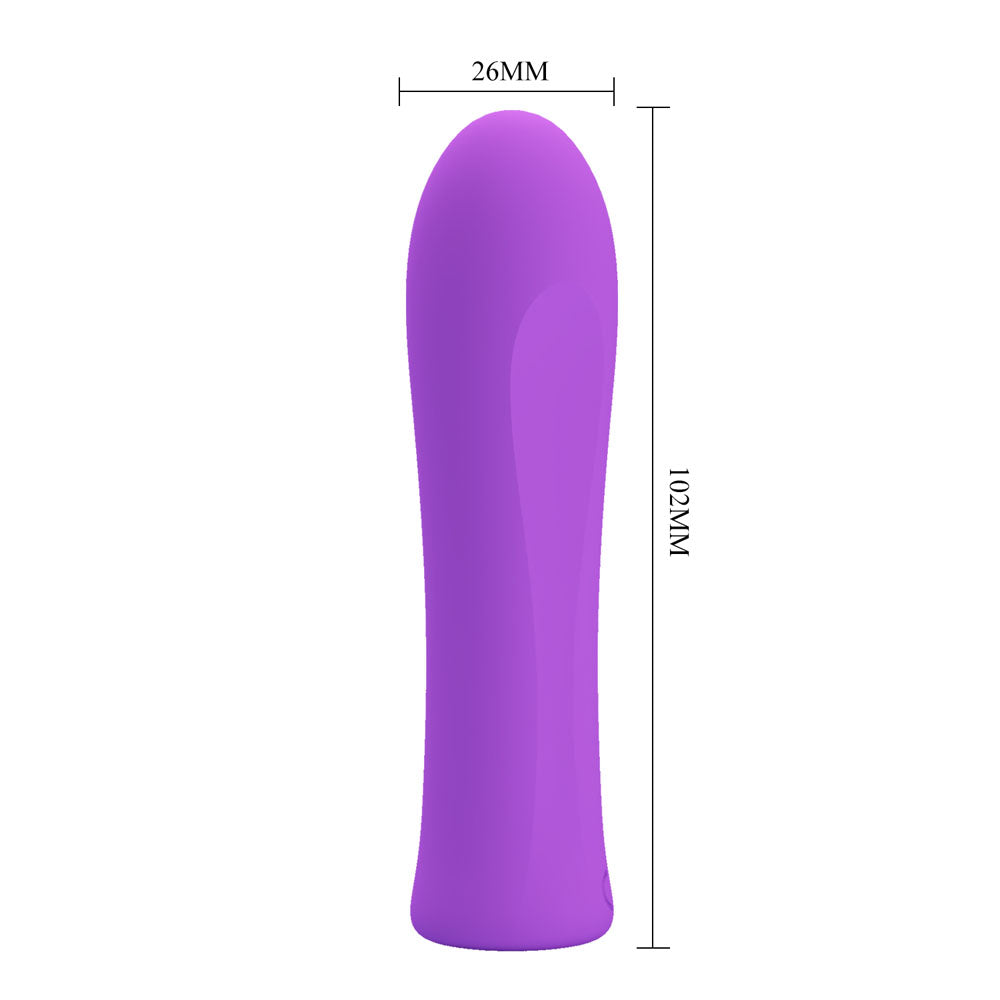 Party Up GARY Bullet 10.2 cm USB Rechargeable Bullet - PURPLE