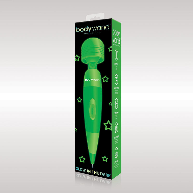 Bodywand Glow In Dark Mains Powered Massage Wand - Green