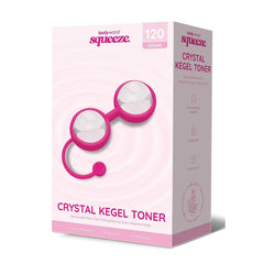 Bodywand Squeeze Crystal Glass Weighted Kegel Balls Set