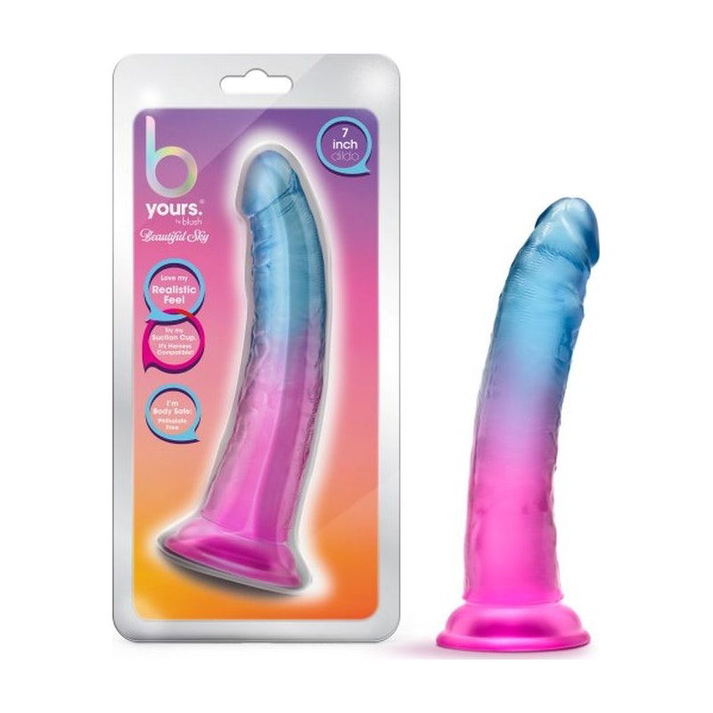B Yours Beautiful Sky 7in Dildo - Sunset - Shhh...