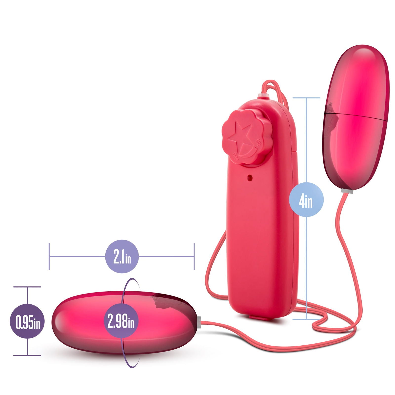 B Yours Double Pop Eggs Cerise - Shhh...