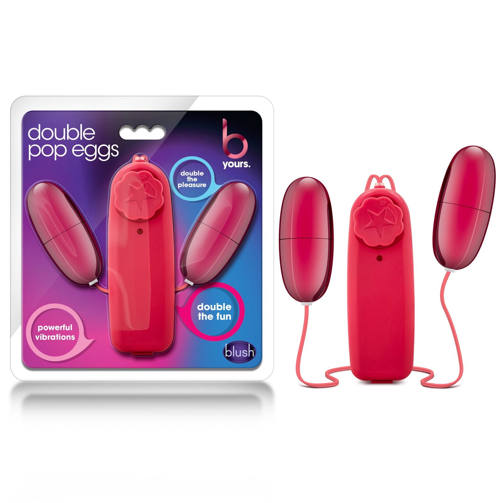 B Yours Double Pop Eggs Cerise - Shhh...
