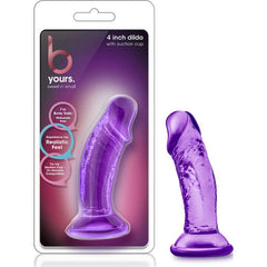 B Yours Sweet N Small Dildo with Suction Cup 10cm - Purple - Shhh...