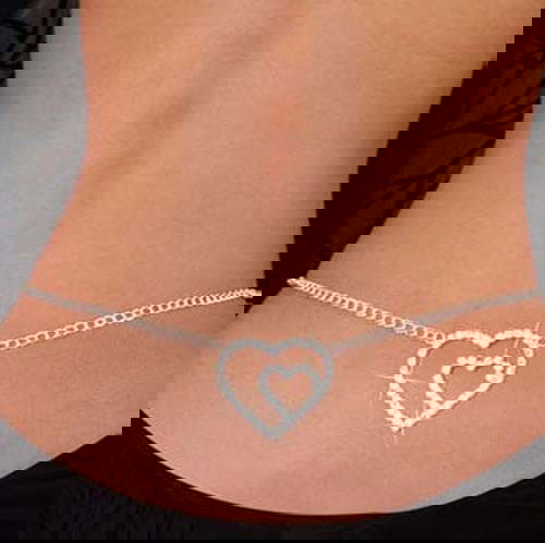 Back chains body chains in glittering crystal 6 design choices - Shhh...