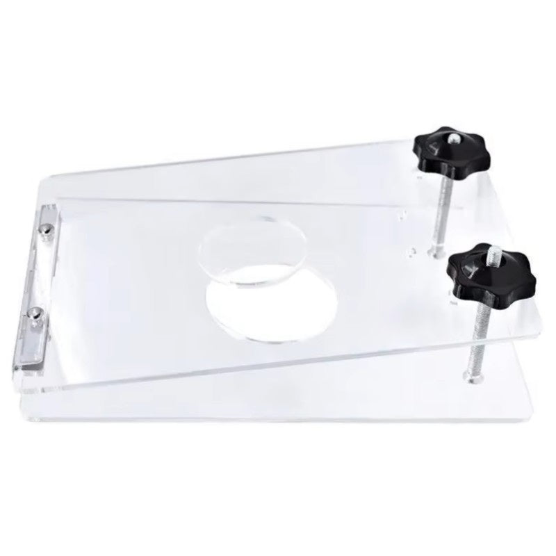 Acrylic Ball Crusher - Adjustable BDSM Testicle Crushing Device