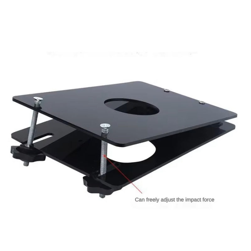 Acrylic Ball Crusher - Adjustable BDSM Testicle Crushing Device