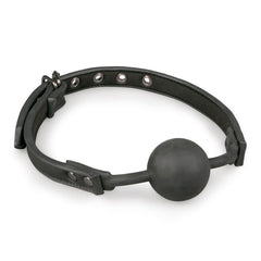 Ball Gag 40mm Silicone Ball - Black solid - Shhh...
