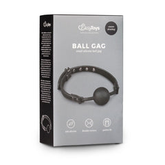 Ball Gag 40mm Silicone Ball - Black solid - Shhh...