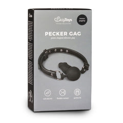 Ball Gag With Silicone Dong - Black solid - Shhh...